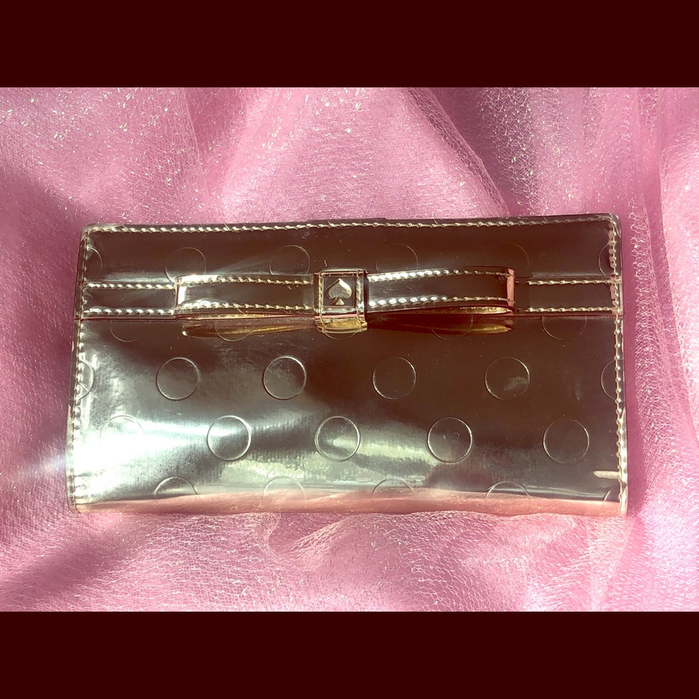 Metallic gold Kate Spade wallet